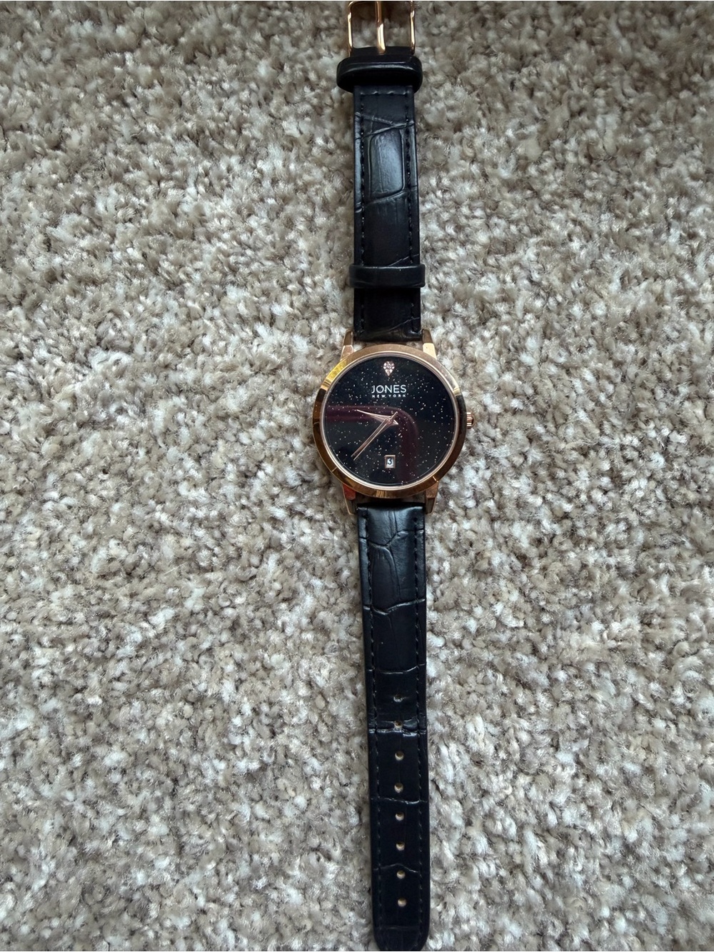 Jones New York Black & Rose Gold Watch - Picture 4 of 7